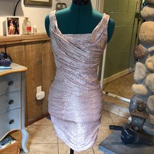 Shimmery cocktail dress